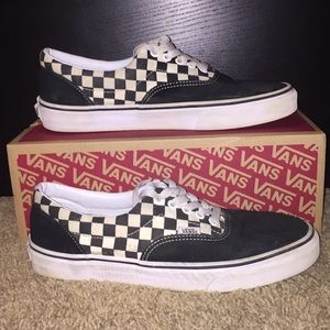 Men’s size 10 vans primary checker era